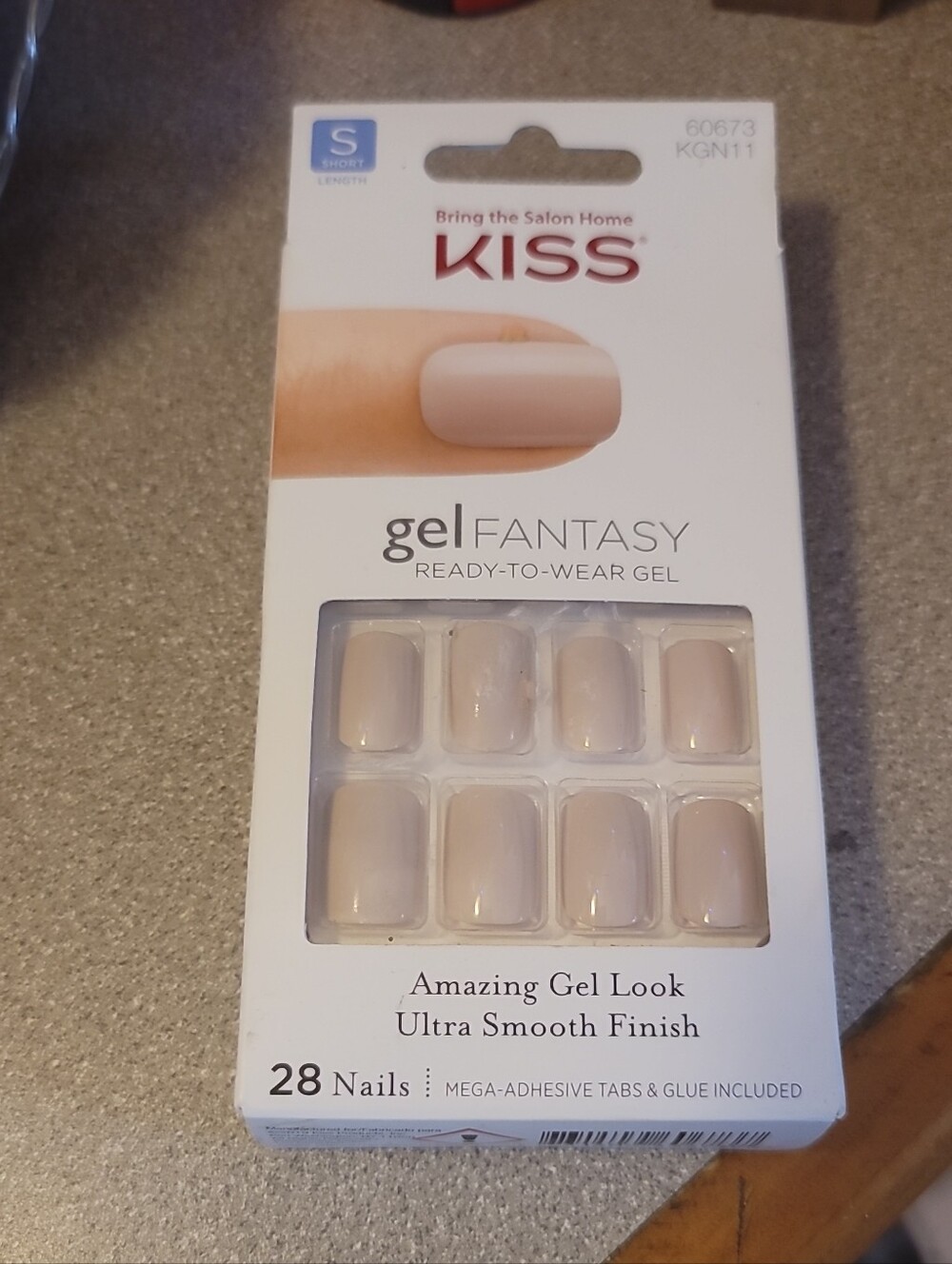 KISS GelFantasy Ready-to-Wear Gel Nails - Light Nude